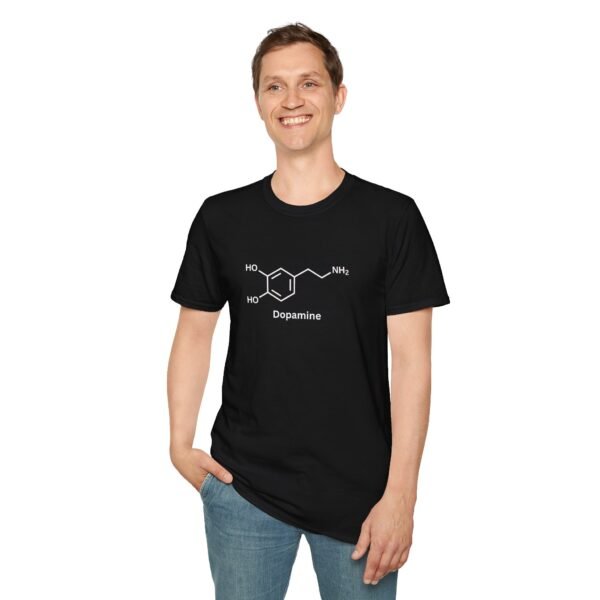 Brain’s Reward System – Dopamine Chemistry Tee Unisex - Image 5