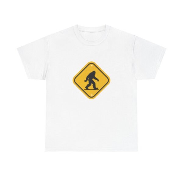 Caution: Bigfoot Crossing Tee Unisex - Image 5