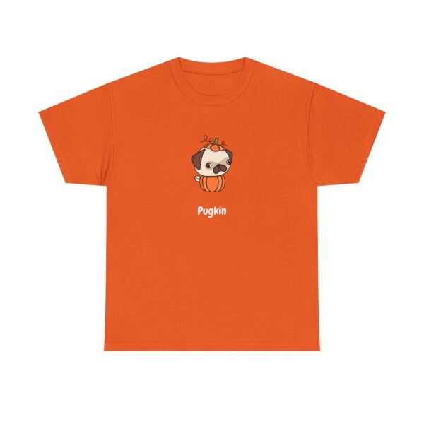 "Pugkin" Pug Pumpkin Fall Festive Halloween Pun Unisex T Shirt