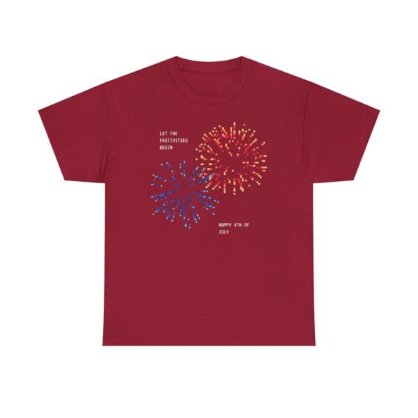 Pixel Fireworks: 4th of July Retro Unisex Tee - Image 11