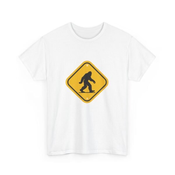 Caution: Bigfoot Crossing Tee Unisex - Image 7