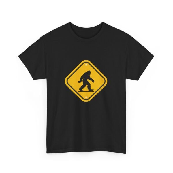 Caution: Bigfoot Crossing Tee Unisex - Image 11