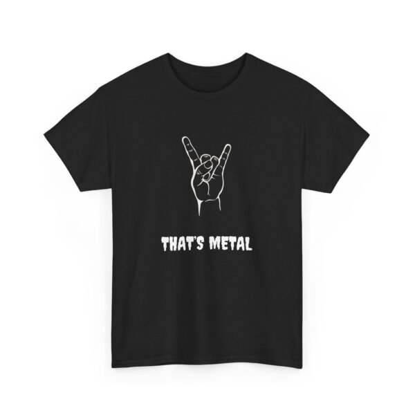 That’s Metal – Rock & Roll Horns Tee Unisex - Image 3