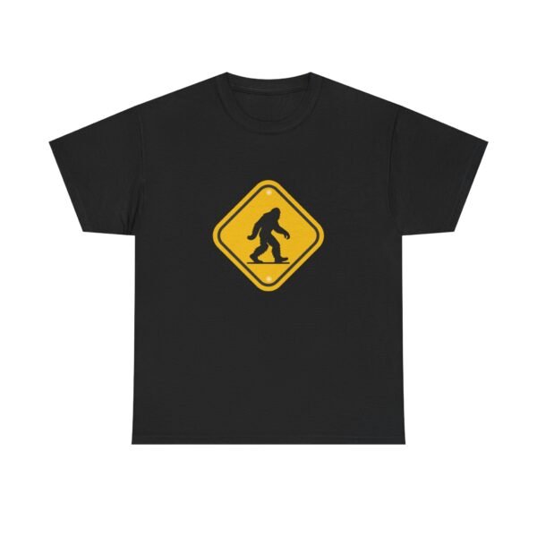 Caution: Bigfoot Crossing Tee Unisex - Image 9